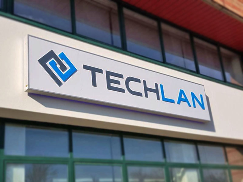 box luminoso alluminio traforato techlan srl carpi