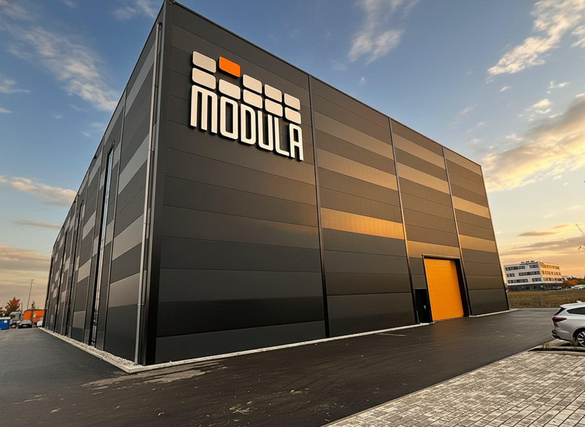 insegna luminosa aziendale modula spa germania