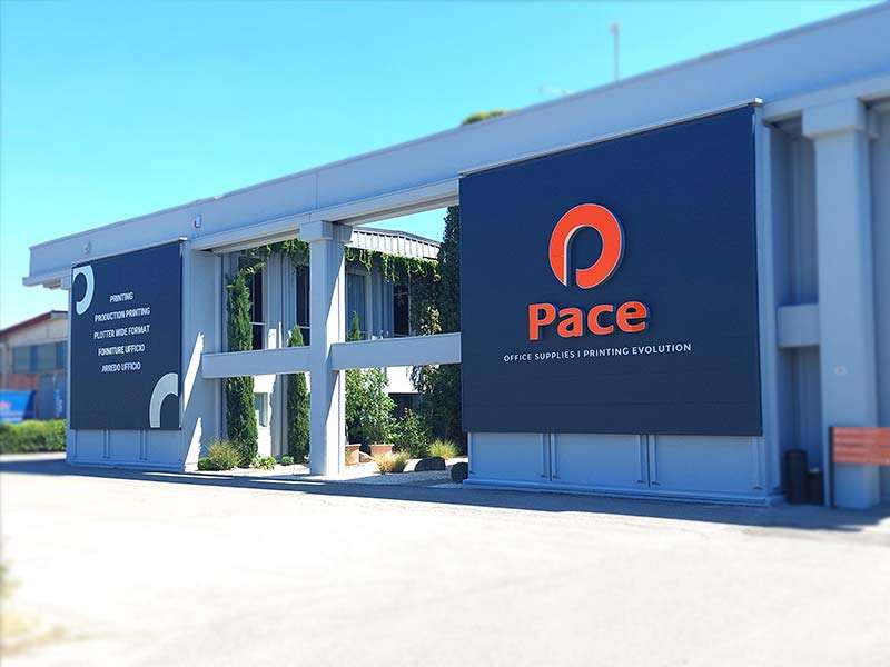 insegna luminosa scatolare pace spa reggio emilia