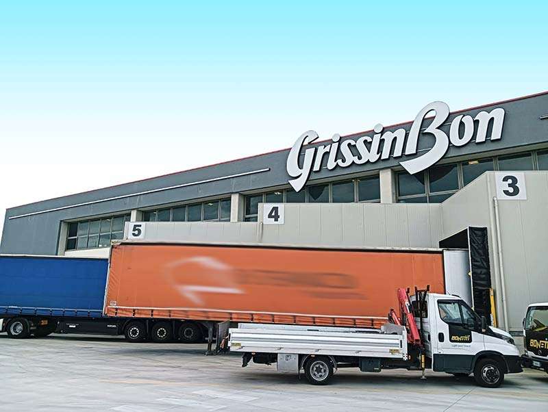 insegna pubblicitaria luminosa grissin bon campegine reggio emilia