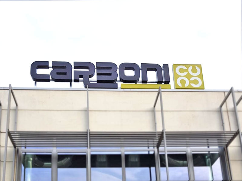 insegna scatolare carboni spa parma