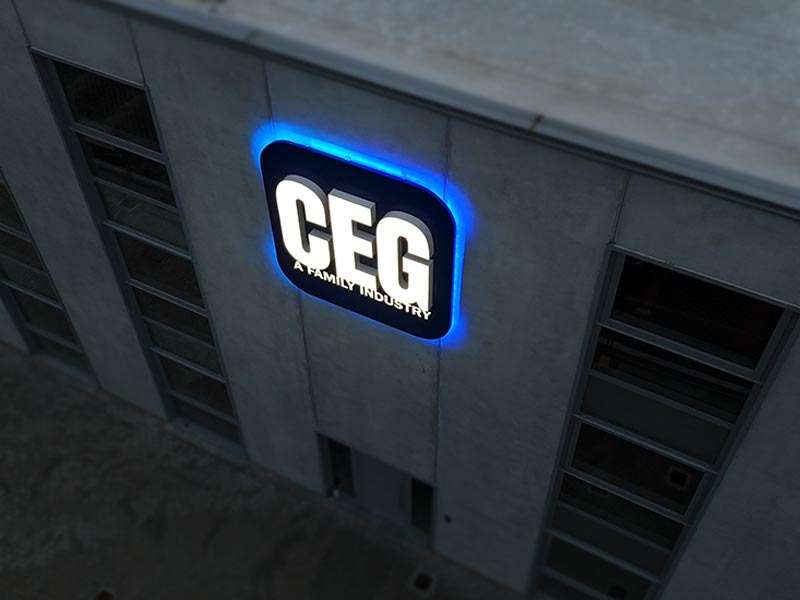 insegna scatolare ceg srl correggio