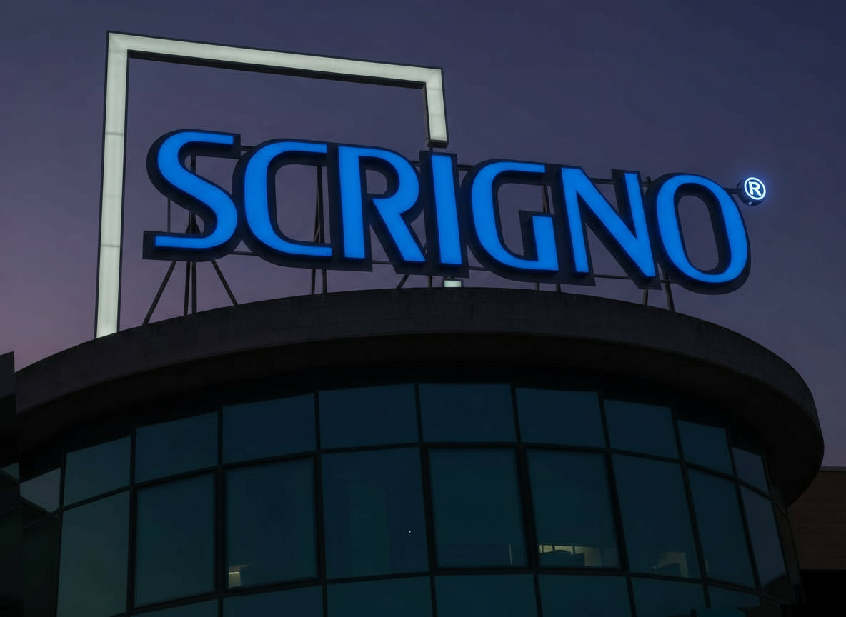 insegna scatolare scrigno spa piacenza