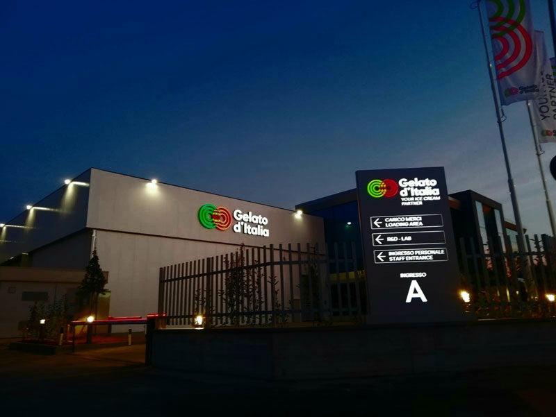 insegne luminose gelato d'italia reggio emilia
