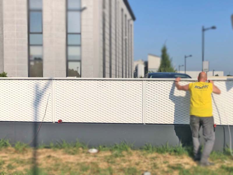 installazione recinzione luminosa coopservice corte tegge