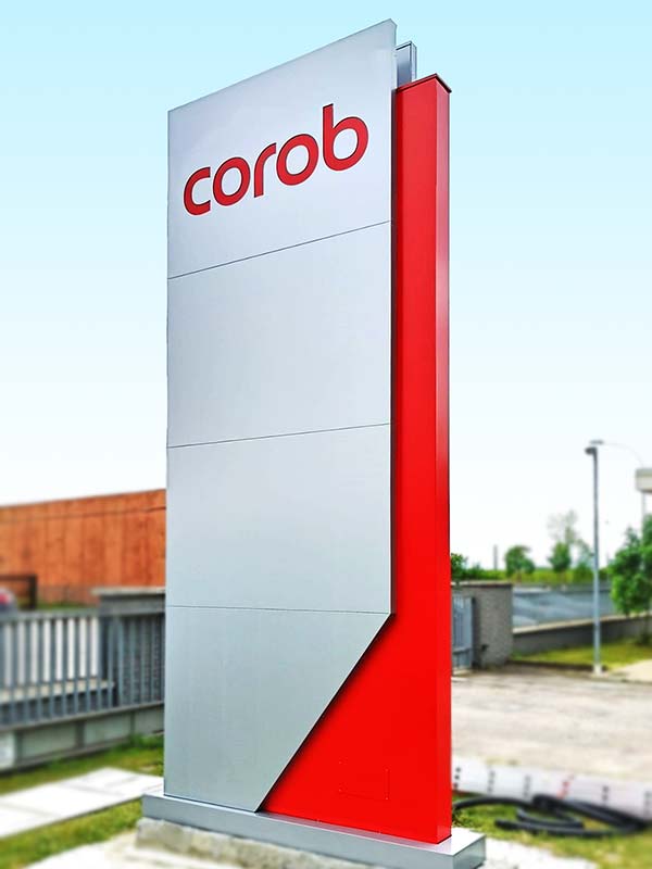 Corob Spa - Totem luminoso Kite design