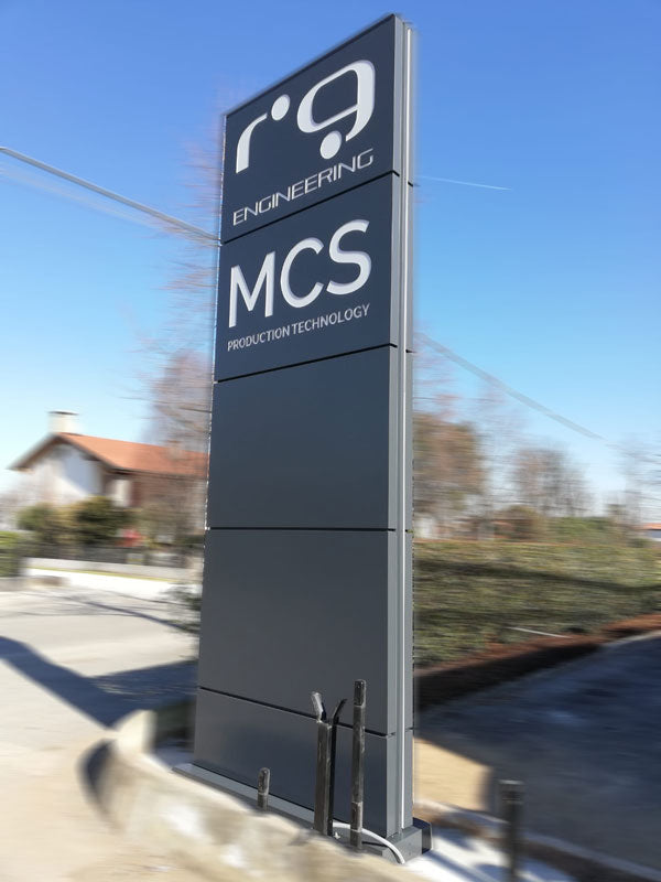 totem aziendale modulare rg engineering padova
