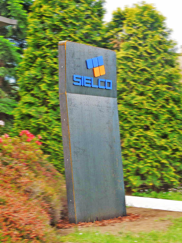 totem corten sielco varese