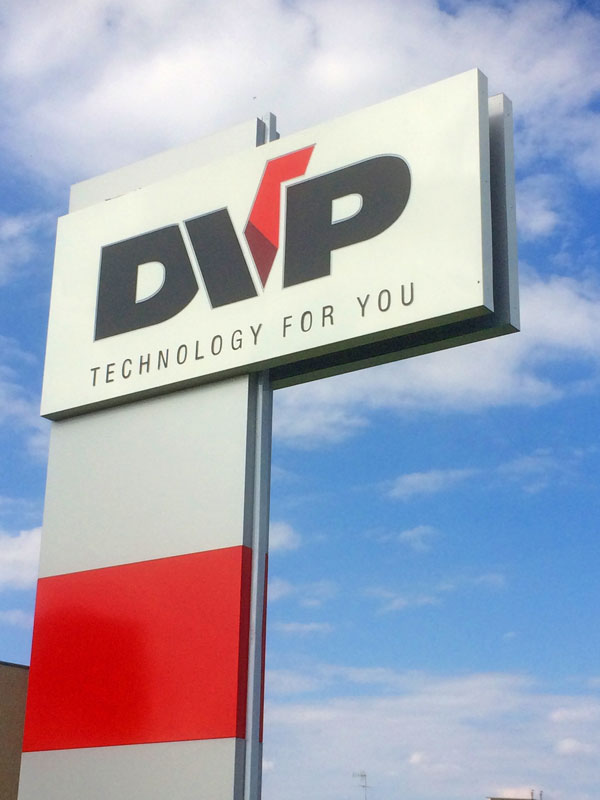 totem luminoso a stelo dvp spa bologna