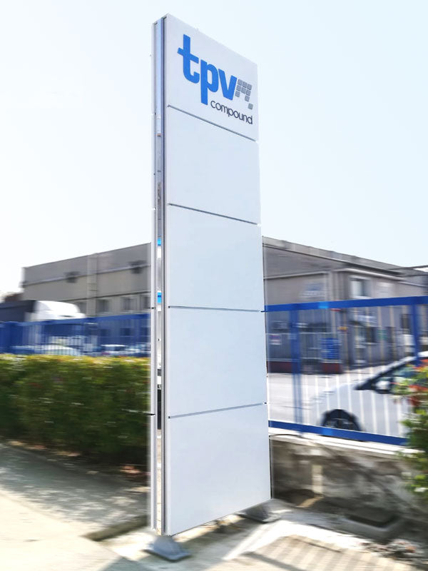 totem luminoso modulare tpv compound ferrara