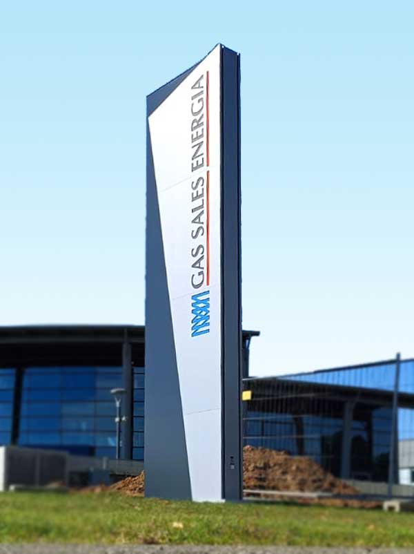 totem luminoso sail gas sales spa piacenza