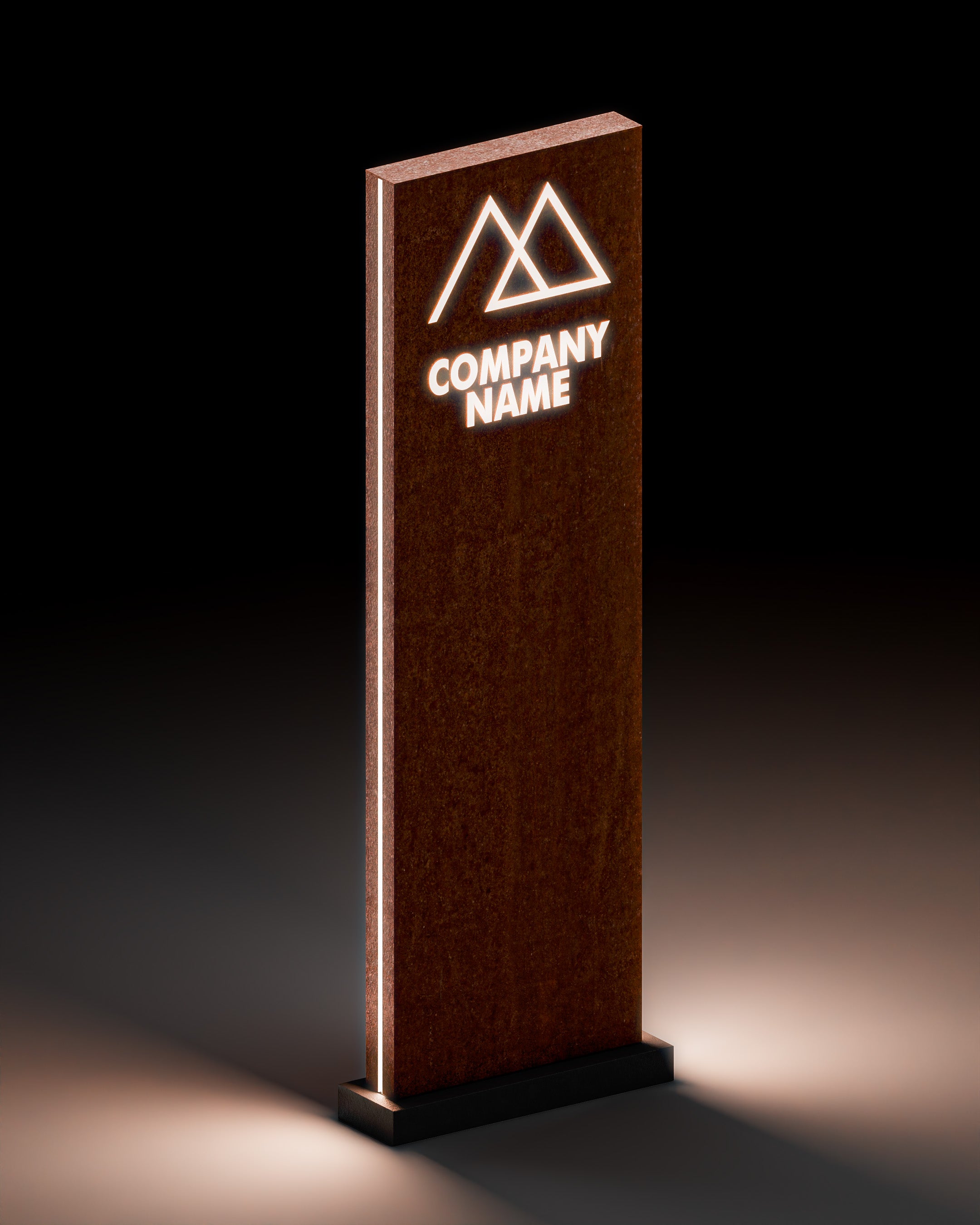 totem modello corten notte