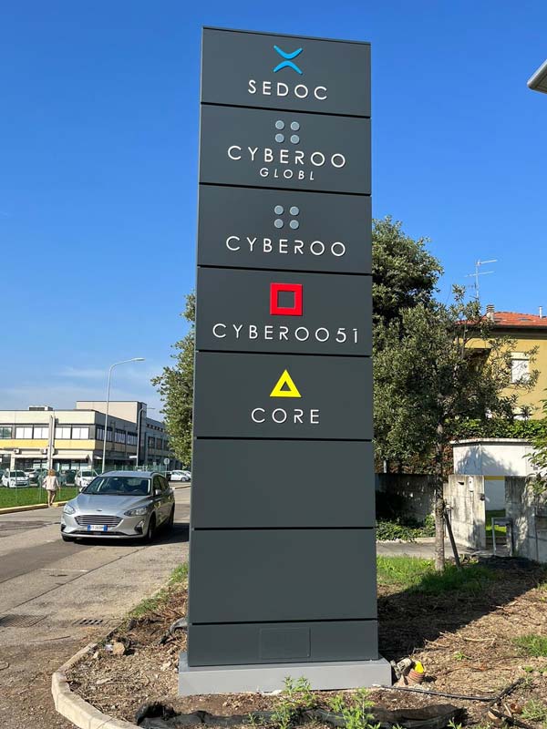 totem modulare sedoc digital group reggio emilia