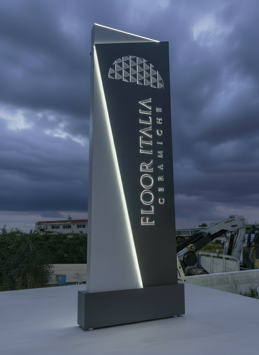 totem pubblicitario floor italia salerno