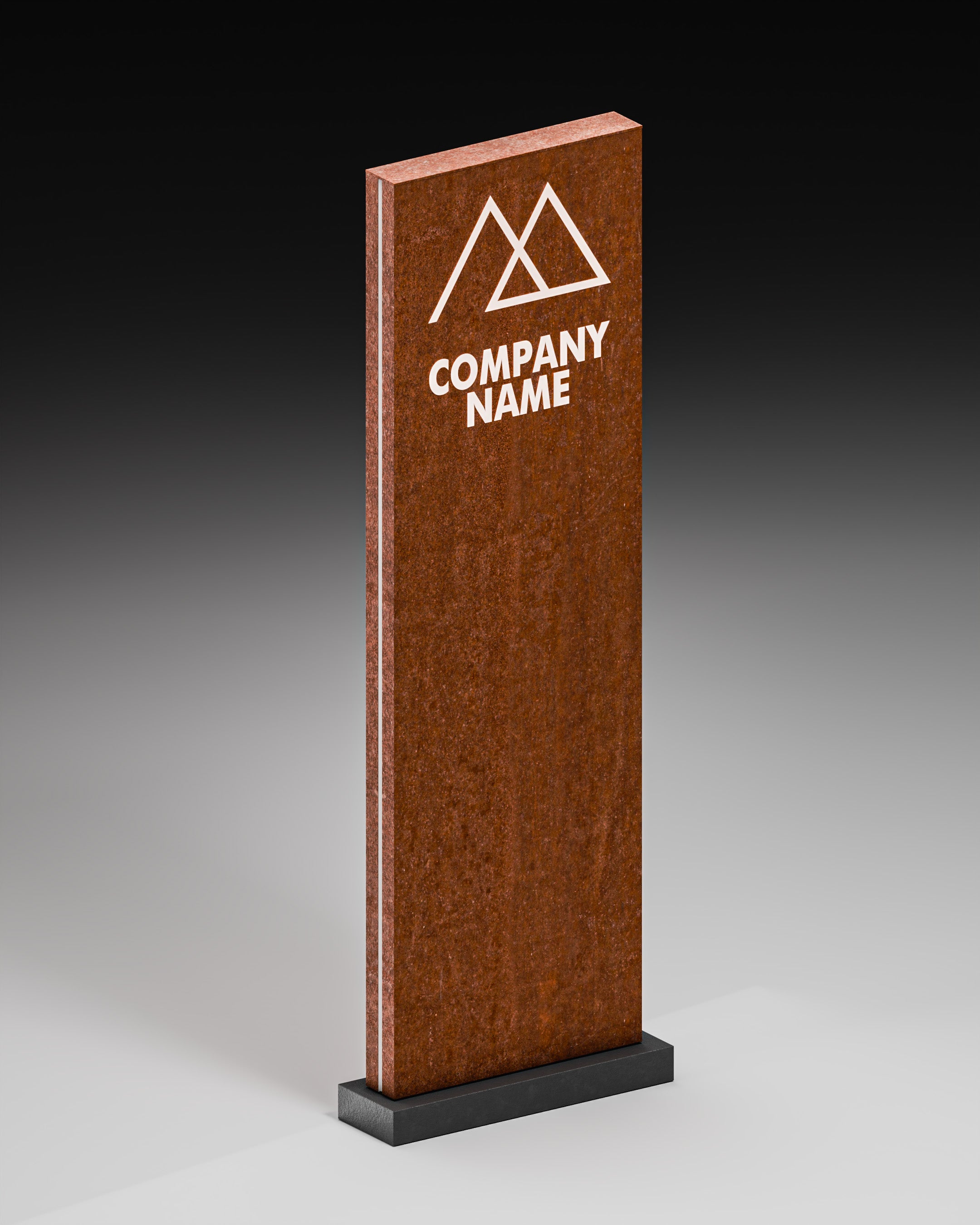 Totem modello Corten