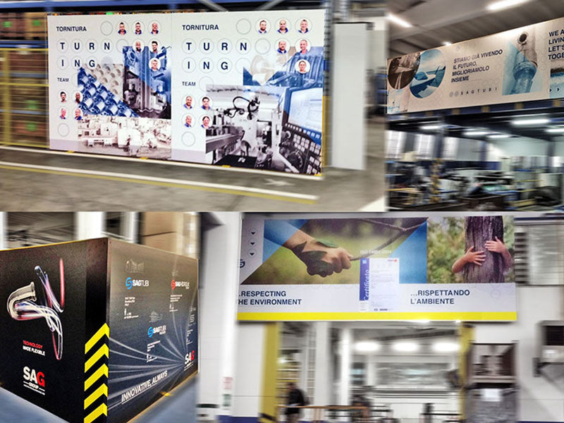 decorazione ambienti sag tubi reggio emilia