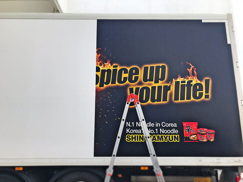 decorazione automezzi fresh tropical bologna milano