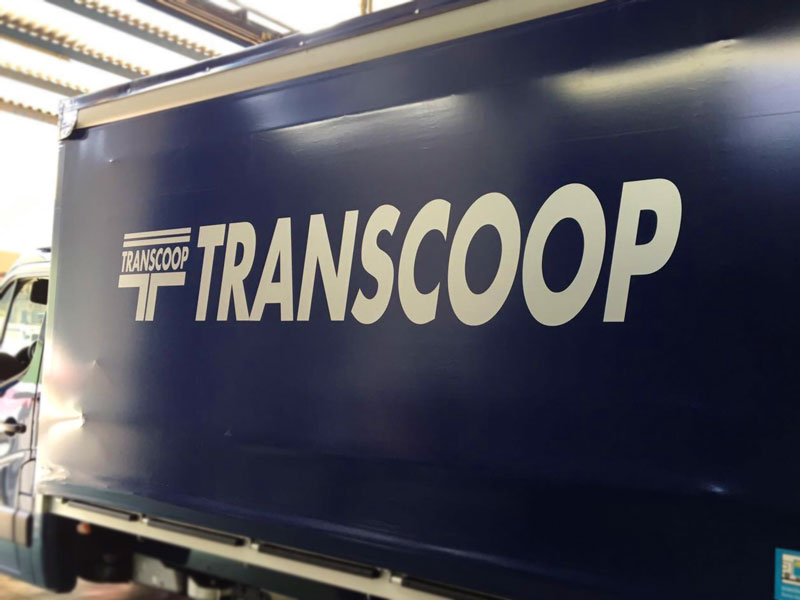 decorazione automezzi transcoop reggio emilia