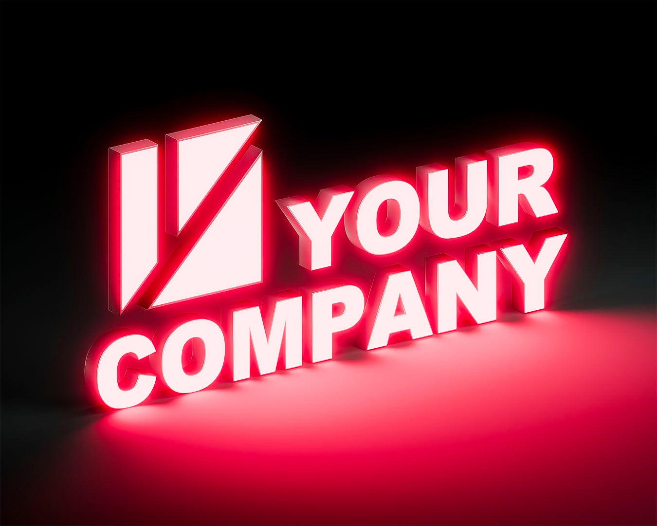 Insegna luminosa a luce diretta