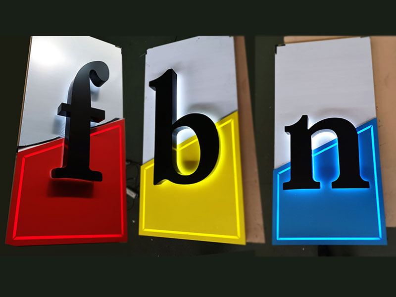 Fbn Filters - Insegna retroilluminata design