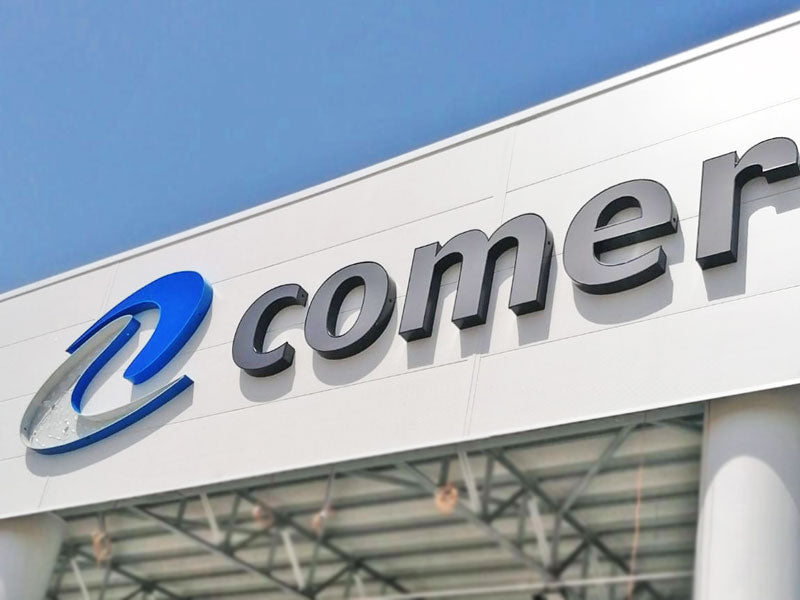 Comer Industries - Insegna luminosa a lettere scatolate di Grande Formato