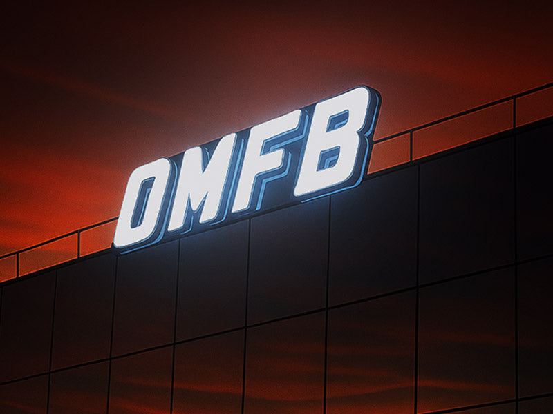 Omfb - Insegna luminosa aziendale a lettere scatolate