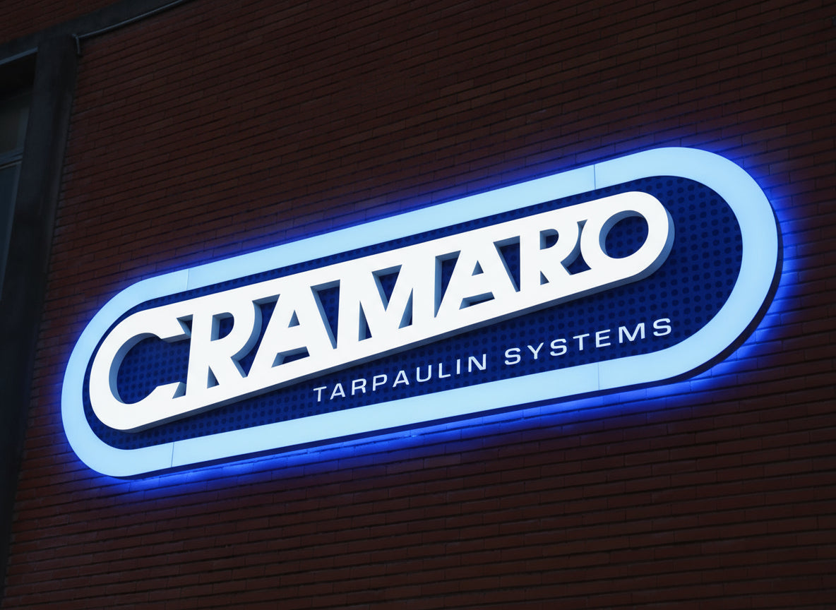 insegna aziendale luminosa cramaro srl verona