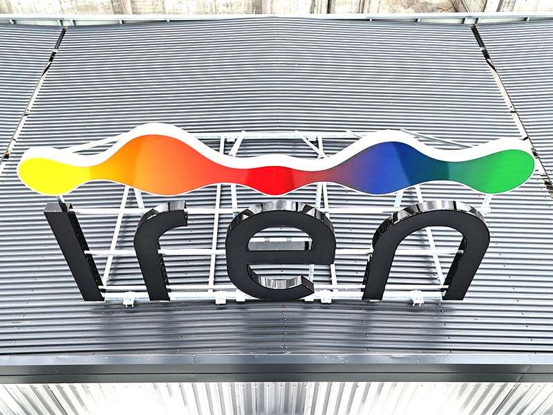 insegna luminosa iren forsu reggio emilia