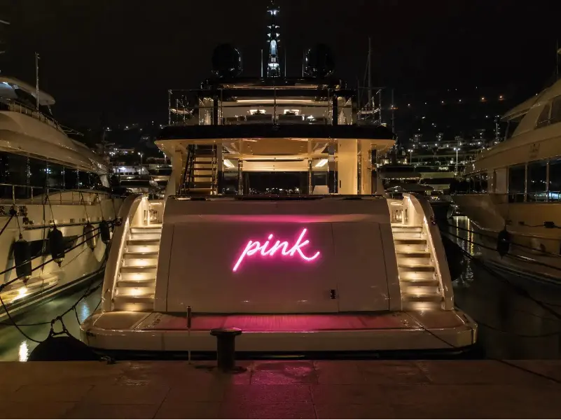 Insegna per imbarcazioni - Pink