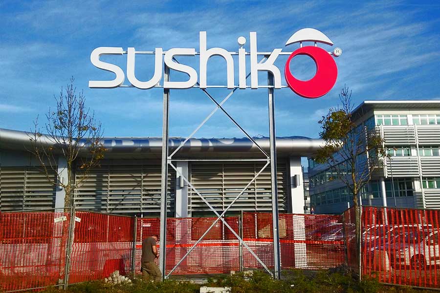 insegna luminosa sushiko bologna