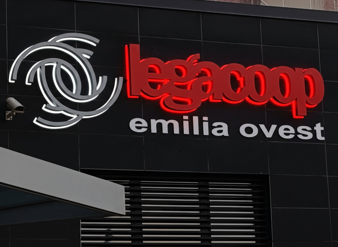  insegna scatolare legacoop reggio emilia