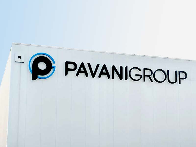 insegna scatolata Pavani group Concodia s/Secchia