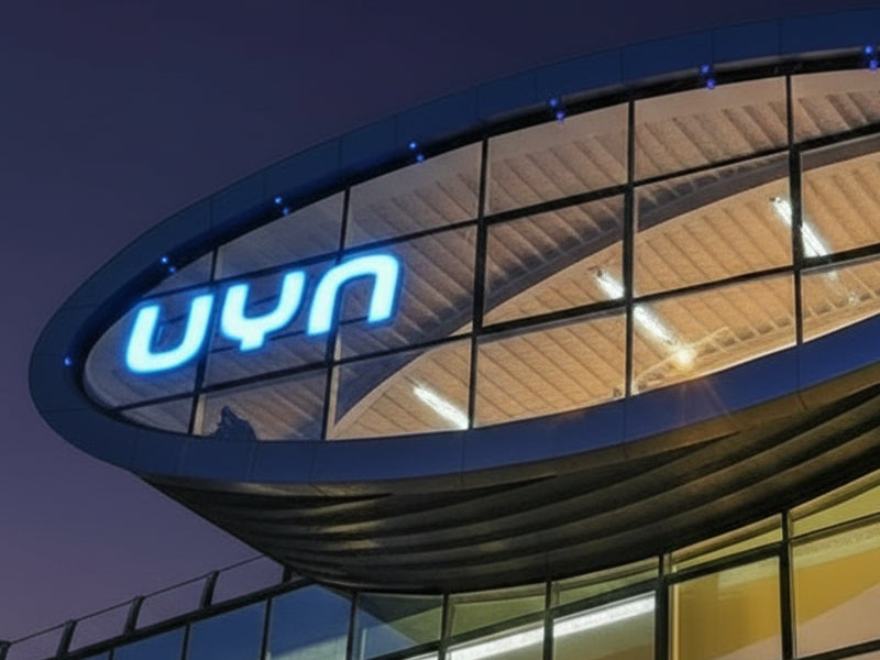 insegna luminosa aziendale uyn cremona