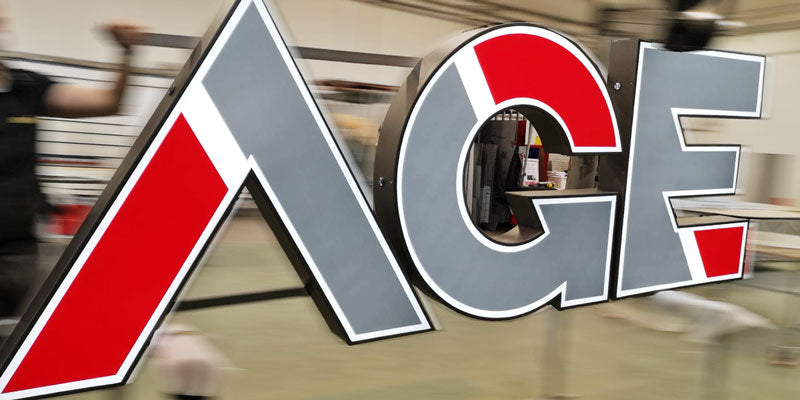 produzione insegna a lettere scatolari age srl mantova