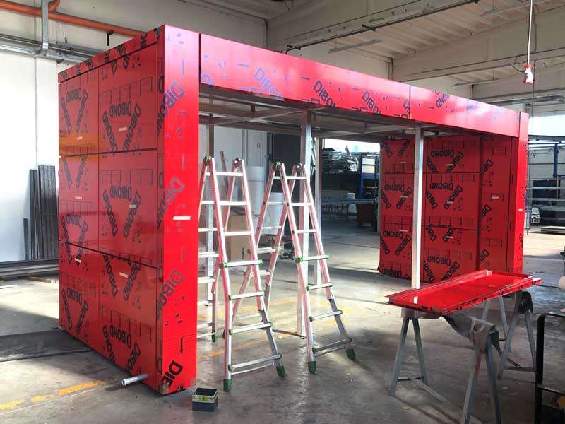 produzione portale d'ingresso nuova mapa bologna