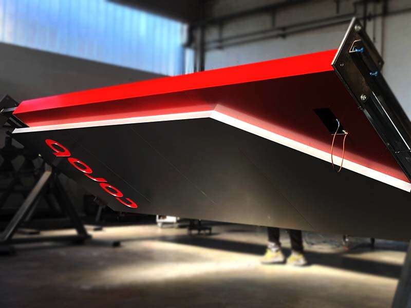 produzione totem luminoso aziendale corob modena