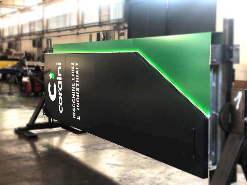 produzione totem luminoso kite coraini bologna