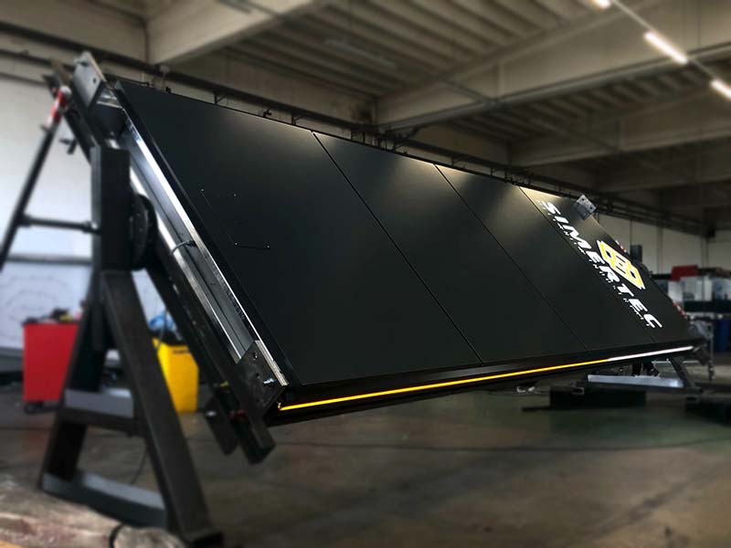 produzione totem luminoso modulare simertec scandiano