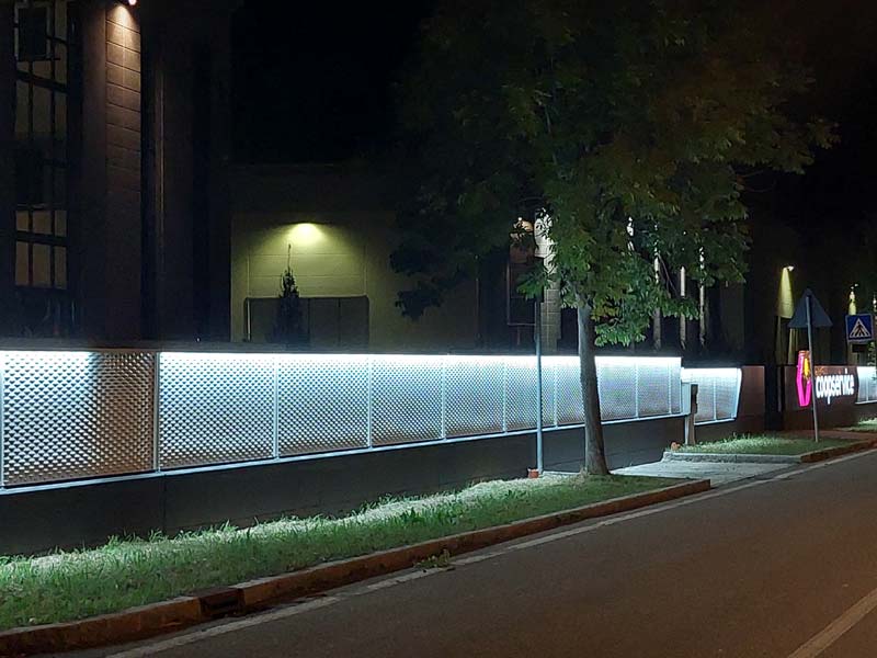recinzione luminosa coopservice reggio emilia