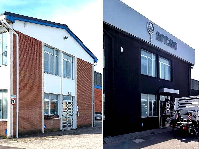 restyling fabbricato aziendale anteo srl bologna