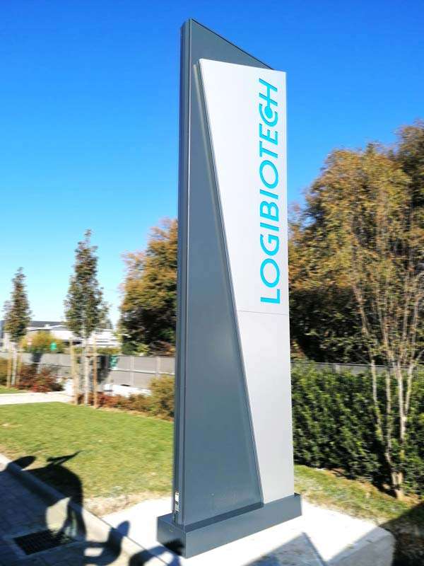 Logibiotech - Totem luminoso design