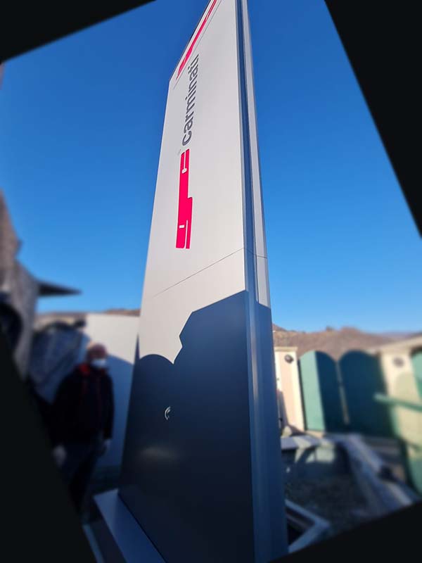 totem luminoso a led gc carminati bergamo