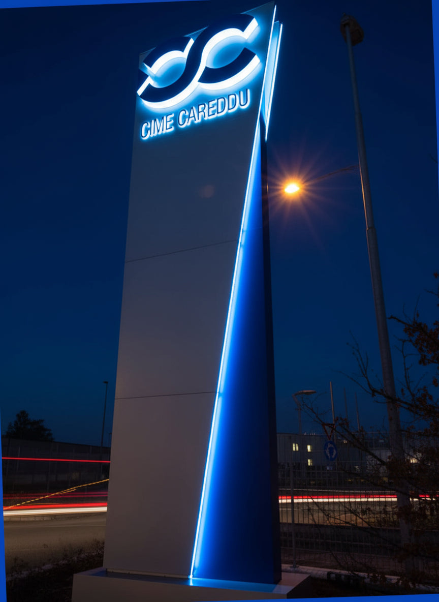 totem luminoso cime careddu srl asti