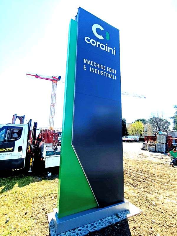 totem luminoso kite coraini bologna