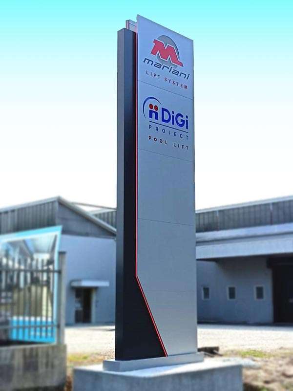 totem luminoso kite mariani lift pegognaga