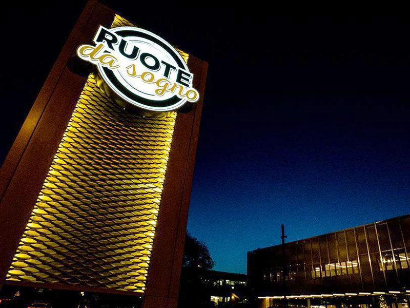 totem luminoso ruote da sogno reggio emilia