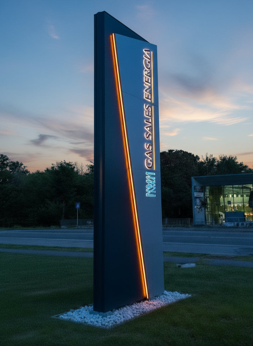 totem luminoso sail gas sales spa piacenza