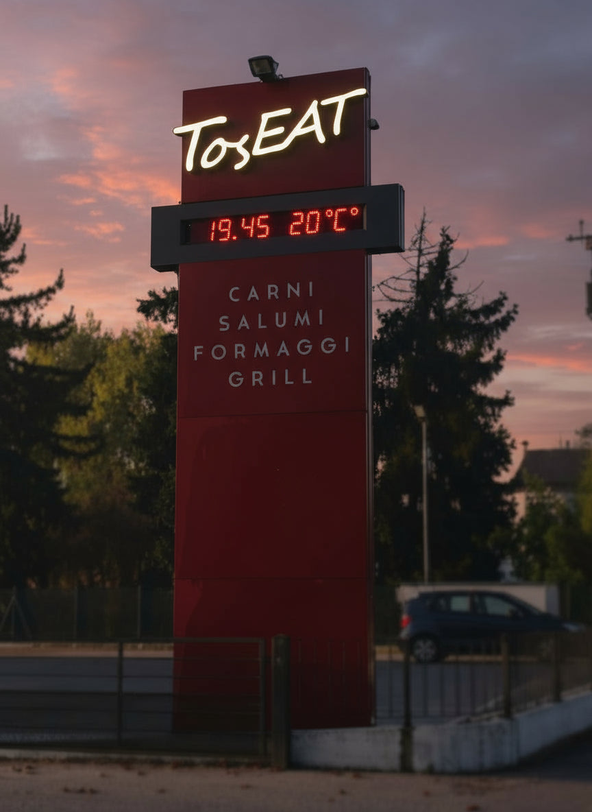 totem luminoso toseat pegognaga