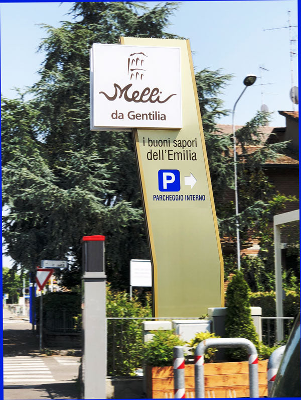Melli da Gentilia - Totem luminoso customizzato