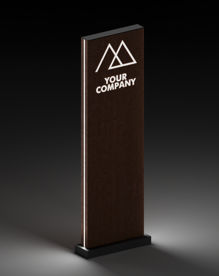 Totem modello Corten